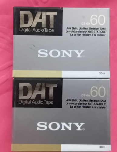 Sony 2x dat - bt-60,