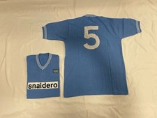 Maglia Napoli Azzurra SNAIDERO 5 KROL 1981/82 Lanetta Vintage Calcio Pezzo Unico
