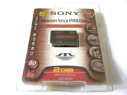 2gb memory stick pro duo - pro, high