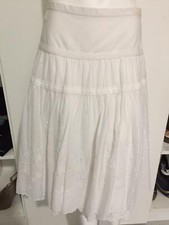 MAX&CO GONNA TRE STRATI IN COTONE CON PIZZO TG.42/44