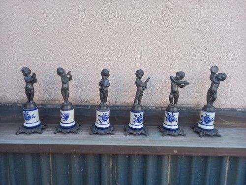 Statuette antiche peltro - statuette,