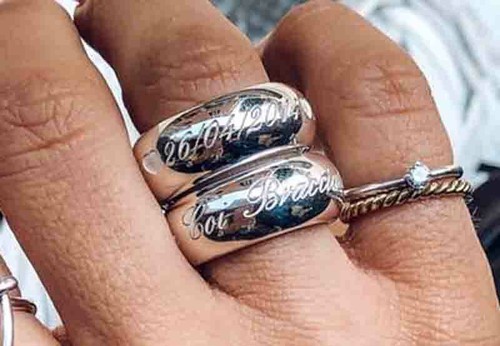 Anello argento 925 fascione