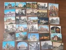 Lotto 30 Cartoline Tematiche Chiese Castelli Basiliche ITALIA  e ESTERE (BL76)