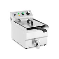 Friggitrice Elettrica Professionale Rubinetto Di Scarico Zona Fredda 5000W 9 L