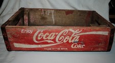 Scatola porta bevande | Coca-Cola | scatola in legno | USA vintage