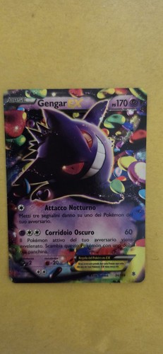 Carta pokémon gengar - carta,