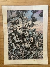Poster Barry Windsor-Smith Signore dei Corsari Neri Conan originale 1977