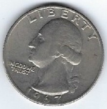¼ Dollar USA 1967 –