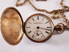 OROLOGIO DA TASCA IWC WALTHAM AMERICAN ORO 10K 1899 DIAMETRO 5,9 CM FROM DURHAM