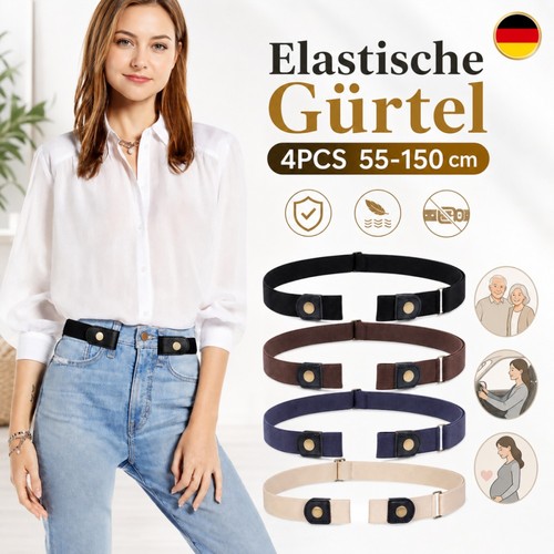 Cintura elasticizzata fibbia - elasticizzata,