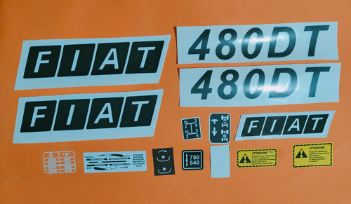 Adesivi decalcomanie fiat - adesivi,