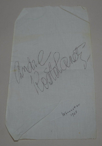 Andre kostelanetz autografo - andre,