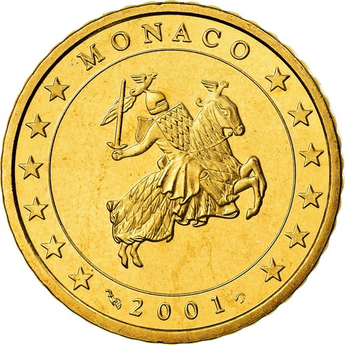 488903 monaco 50 - 50, centesimi