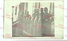 WW1 Uomini Divisa schierati Ufficiali Croce Rossa Bombe Artiglieria