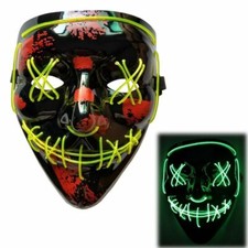 Maschera Led Halloween Purga