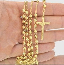 Collana catena crocifisso