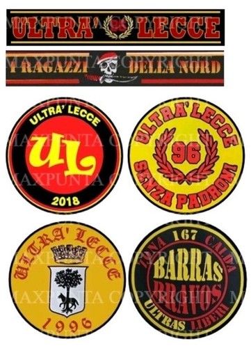 Lecce adesivi stickers 3 - lecce,