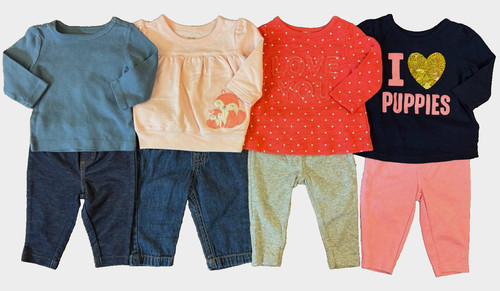 Lotto vestiti bambina mesi - vestiti,