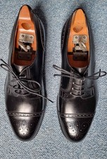 Scarpe Churchill's stringate uomo, nere, misura 7,5 (41 e 1/2). Mai messe.