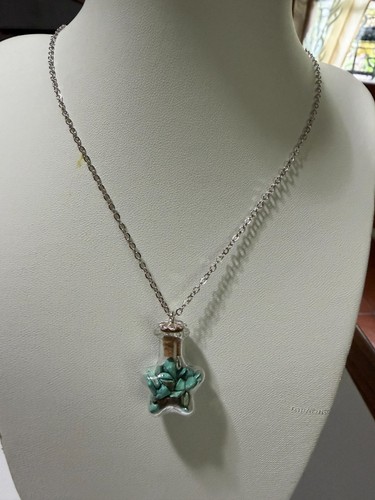 Collana con stella vetro - con,