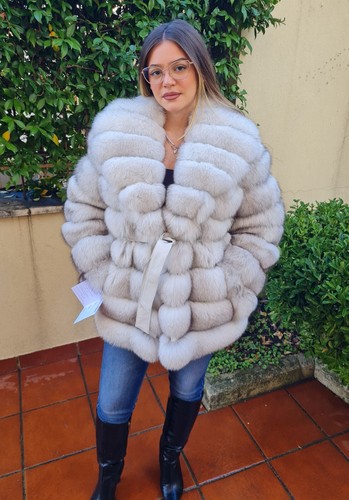 Giacca pelliccia volpe coat - pelliccia,