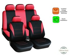 Completo rosso tessuto set - completo,