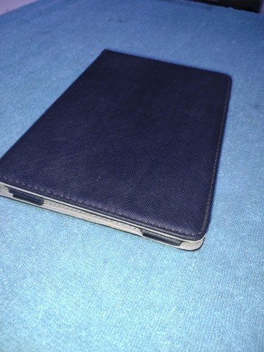 Faux black leather case for - black,