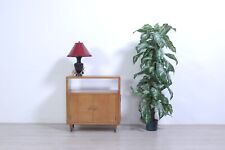 Comodino design anni 40 Particolare doppia apertura Mobiletto vintage Tavolino 