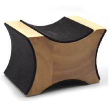 Supporto in legno poggia