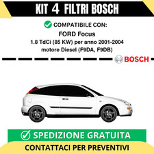 KIT BOSCH 4 Filtri tagliando