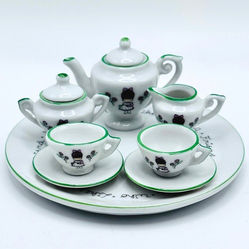 Vintage miniature tea set - tea, joan