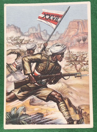 Cartolina militare libia - cartolina,