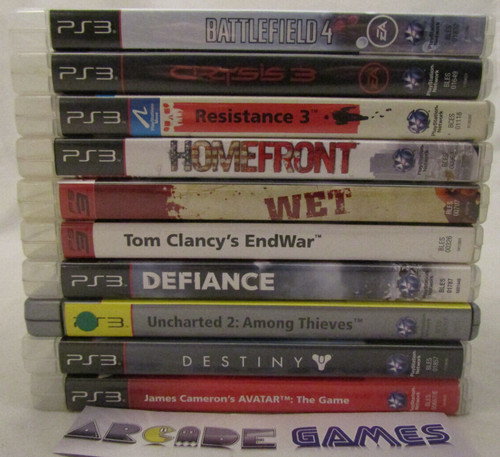 Lot jeux ps3 avatar destiny - 10,