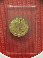 MONETA vintage miniatura oro massiccio 8K: Robert e John Kennedy molto speciale!!!