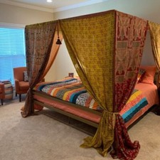 Tenda a baldacchino letto