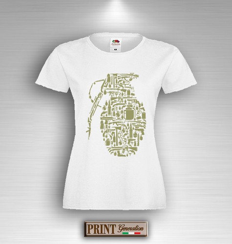 Shirt guerra bomba mano - guerra, a