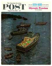 Poster scena poker nautica