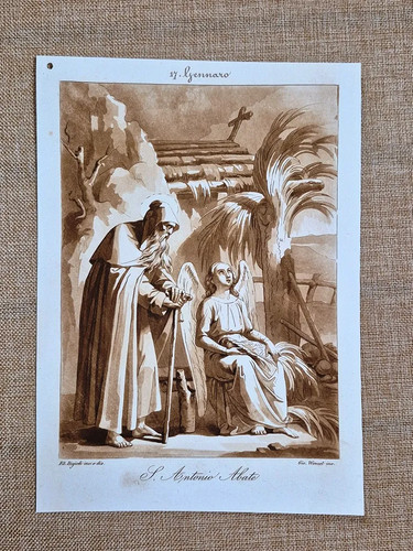 Sant antonio abate - abate, dis