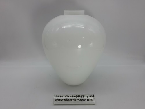 Vaso opalino vetro soffiato - vaso,