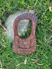 New Flower Lyre Harp 10 String