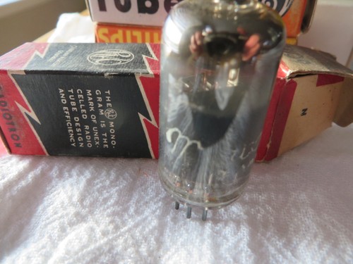 Radio tube marconi 6cm8 - marconi, nos