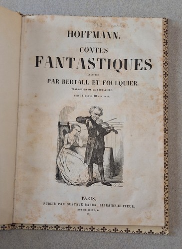 Hoffmann contes fantastiques - contes,
