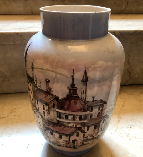 Raro vaso ceramica walter - raro,