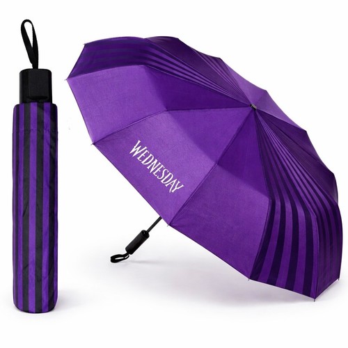 Wednesday umbrella purple and - wednesday,