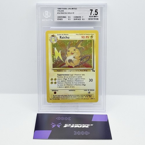 Carta pokemon raichu holo - pokemon,