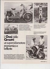 advertising Pubblicità-CICLOMOTORI CIMATTI OASI 1978 -CICLOMOTORI ITALIANI EPOCA