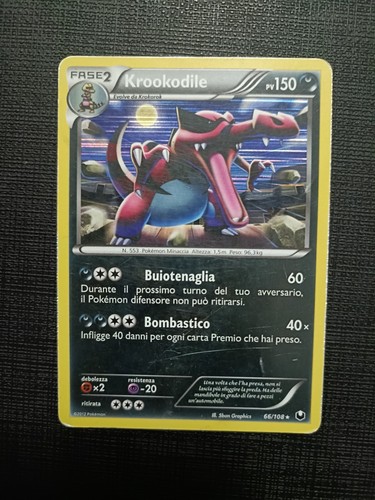 Pokemon card krookodile - pokemon,