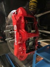 Pinze freno 6 pompanti rosse BREMBO + dischi racing + 1set pastiglie freno usate