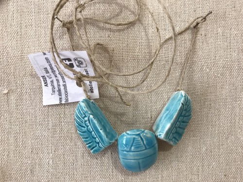 Ciondolo ceramica collana - ciondolo,