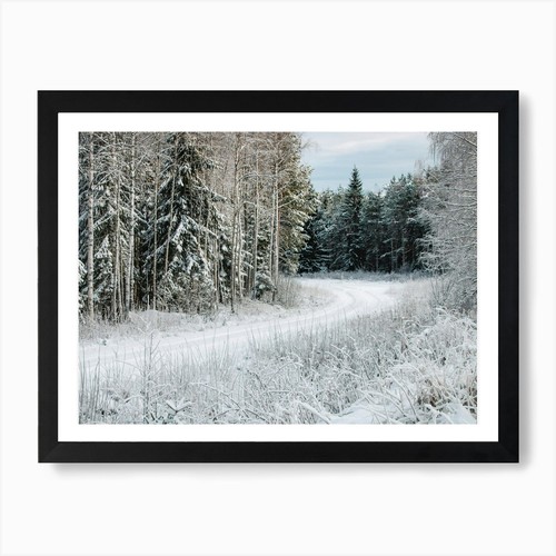 Paesaggio invernale nella